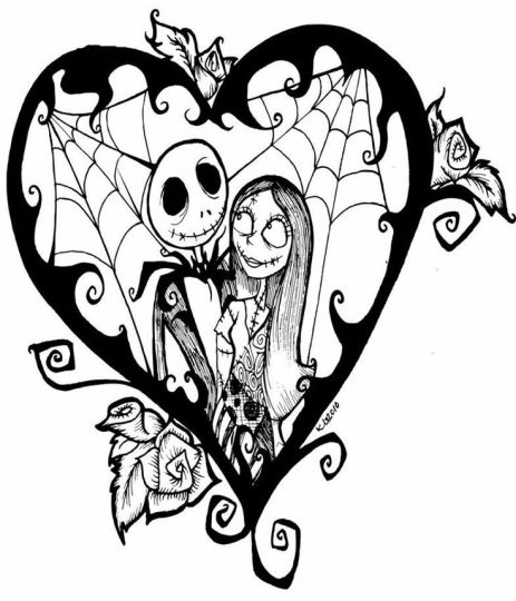 Nightmare Before Christmas Coloring Pages Part 2